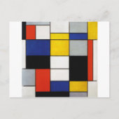 Samenstelling Mondriaan Briefkaart (Voorkant)