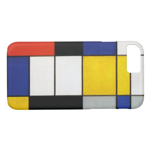 Samenstelling Mondriaan Case-Mate iPhone Case (Achterkant (Horizontaal))