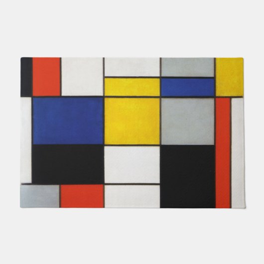 Samenstelling Mondriaan Deurmat (Voorkant)