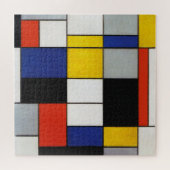 Samenstelling Mondriaan Legpuzzel (Horizontaal)