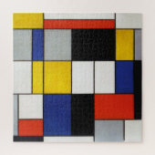 Samenstelling Mondriaan Legpuzzel (Verticaal)