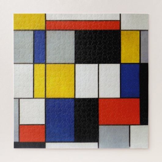 Samenstelling Mondriaan Legpuzzel (Verticaal)