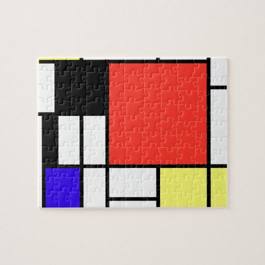 Samenstelling, Mondriaan Legpuzzel (Horizontaal)