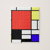 Samenstelling, Mondriaan Legpuzzel (Verticaal)
