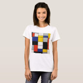 Samenstelling Mondriaan T-shirt (Voorkant volledig)