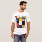 Samenstelling Mondriaan T-shirt (Voorkant volledig)