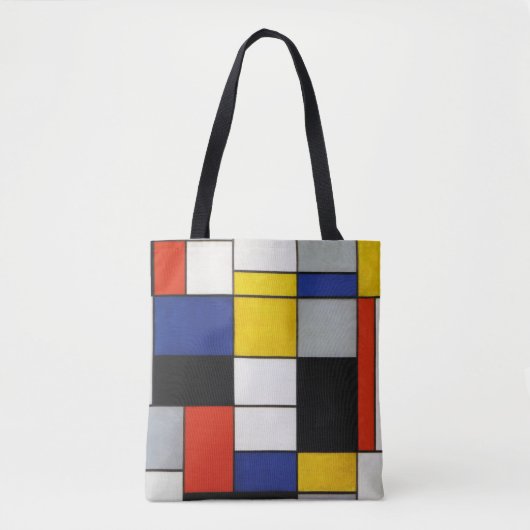Samenstelling Mondriaan Tote Bag (Voorkant)