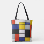 Samenstelling Mondriaan Tote Bag (Achterkant)
