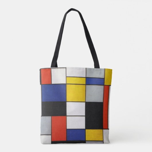 Samenstelling Mondriaan Tote Bag (Achterkant)