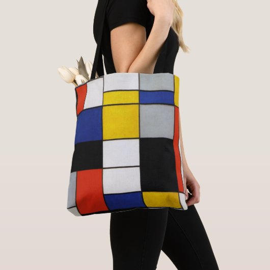 Samenstelling Mondriaan Tote Bag (Dichtbij)