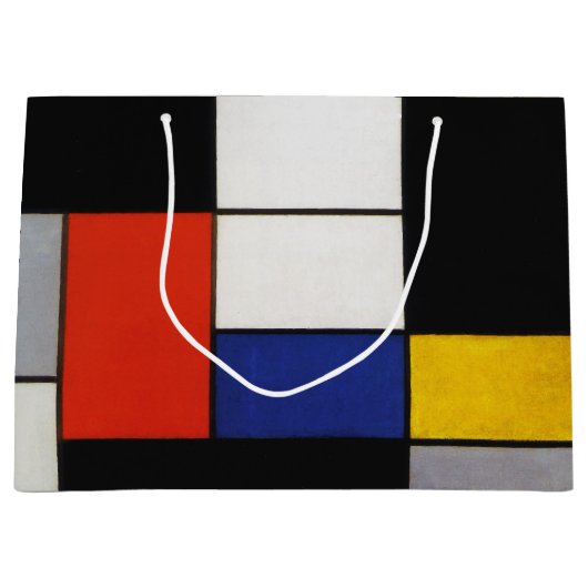 Samenstelling Mondrian Large Gift Bag Groot Cadeauzakje (Voorkant)
