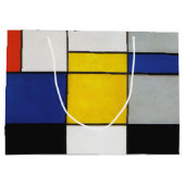 Samenstelling Mondrian Large Gift Bag Groot Cadeauzakje (Achterkant)
