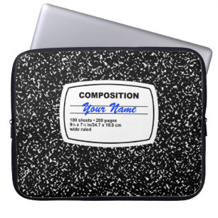 Samenstelling Notitieboek Laptop Sleeve