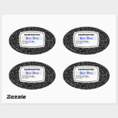 Samenstelling Notitieboek  Ovale Sticker (Vel)