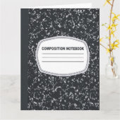  samenstelling Notitieboek Wenskaart Kaart (Gele Bloem)