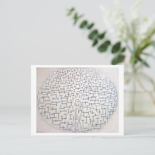 Samenstelling nr. 10, Pier en Oceaan | Mondriaan | Briefkaart (Staand voorkant)