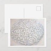 Samenstelling nr. 10, Pier en Oceaan | Mondriaan | Briefkaart (Voorkant / Achterkant)
