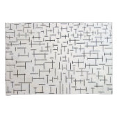 Samenstelling nr. 10, Pier en Oceaan | Mondriaan | Kussensloop (Voorkant-Rechts)