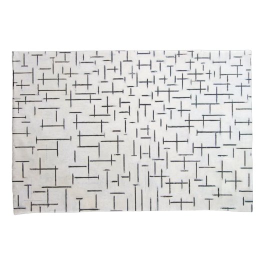 Samenstelling nr. 10, Pier en Oceaan | Mondriaan | Kussensloop (Voorkant-Rechts)