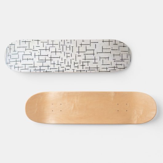 Samenstelling nr. 10, Pier en Oceaan | Mondriaan | Persoonlijk Skateboard (Horizontaal)