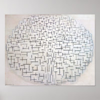 Samenstelling nr. 10, Pier en Oceaan | Mondriaan |