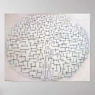 Samenstelling nr. 10, Pier en Oceaan   Mondriaan   Poster