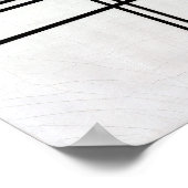 Samenstelling (Nr. 1) Grijsrood | Piet Mondriaan | Poster (Hoek)