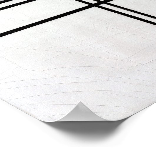 Samenstelling (Nr. 1) Grijsrood | Piet Mondriaan | Poster (Hoek)