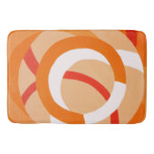 Samenstelling nr. 43 - Oranje monochroom Badmat (Voorkant)