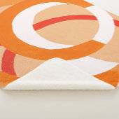 Samenstelling nr. 43 Oranje monochroom Sherpa Deken (3/4)