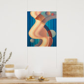 Samenstelling nr. 61 door Stuart Walker Poster (Keuken)