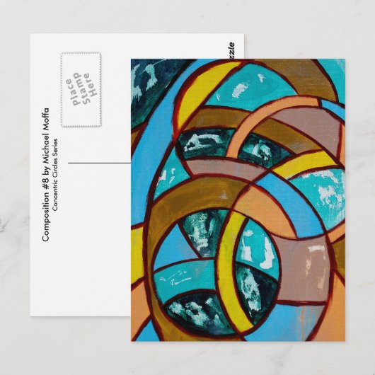 Samenstelling nr. 8 door Michael Moffa Briefkaart (Voorkant / Achterkant)