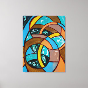 Samenstelling nr. 8 door Michael Moffa Canvas Afdruk