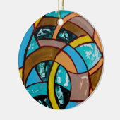 Samenstelling nr. 8 door Michael Moffa Keramisch Ornament (Links)