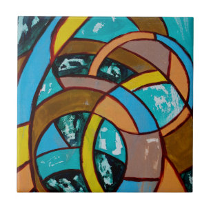 Samenstelling nr. 8 door Michael Moffa Tegeltje