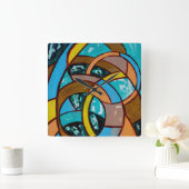 Samenstelling nr. 8 door Michael Moffa Vierkante Klok (Huis)