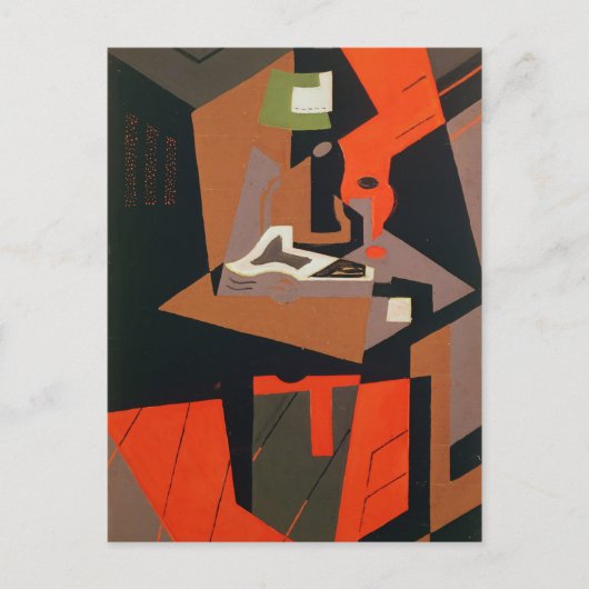 Samenstelling (olie op canvas) briefkaart (Voorkant)