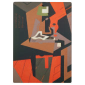 Samenstelling (olie op canvas) klembord (Achterkant)