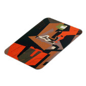 Samenstelling (olie op canvas) magneet (Linkerzijde)