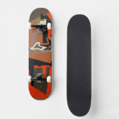 Samenstelling (olie op canvas) skateboard (Voorkant)