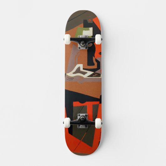 Samenstelling (olie op canvas) skateboard (Voorkant)