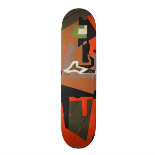 Samenstelling (olie op canvas) skateboard