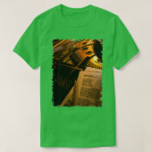 Samenstelling op de piano t-shirt (Design voorkant)