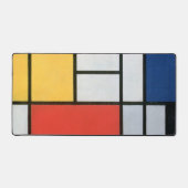Samenstelling Rood, Geel, Blauw, Zwart, Mondriaan Bureaumat (Voorkant)