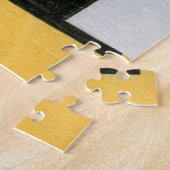 Samenstelling Rood, Geel, Blauw, Zwart, Mondriaan Legpuzzel (Zijkant)