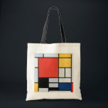 Samenstelling Rood, Geel, Blauw, Zwart, Mondriaan Tote Bag<br><div class="desc">Pieter Cornelis Mondrian (7 maart 1872 - 1 februari 1944) was een Nederlandse schilder en theoreticus die beschouwd wordt als een van de grootste artiesten van de 20e eeuw. Hij staat bekend om een van de pioniers van de 20e-eeuwse abstracte kunst, toen hij zijn artistieke richting veranderde van beeldvormend schilderij...</div>