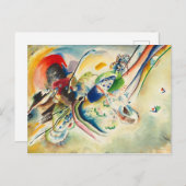 Samenstelling, Study for picture with two Red Spot Briefkaart (Voorkant / Achterkant)