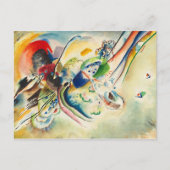 Samenstelling, Study for picture with two Red Spot Briefkaart (Voorkant)