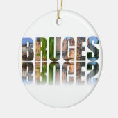 Samenstelling tekstfoto's van Brugge Keramisch Ornament (Links)