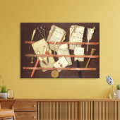 Samenstelling Trompe L'Oeil Canvas Afdruk (Insitu (Woonkamer))